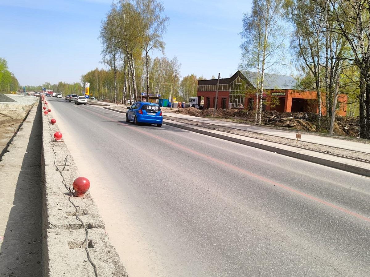 Фото Мэр Новосибирска Анатолий Локоть проконтролировал работу по реконструкции Гусинобродского шоссе 3